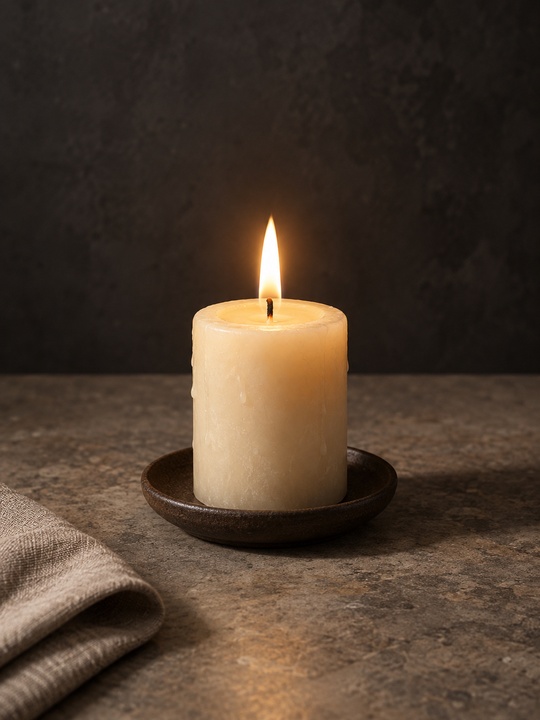 Original candle image used for the optional synthetic learning study