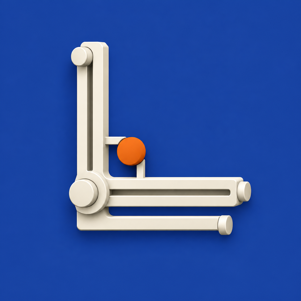 Meridune ivory guide rails and orange bead