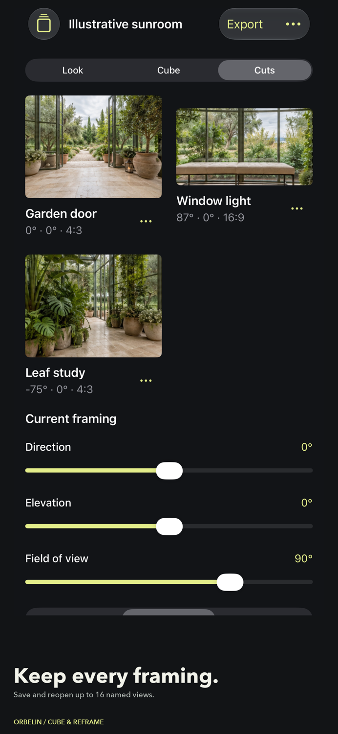 Actual named-view comparison