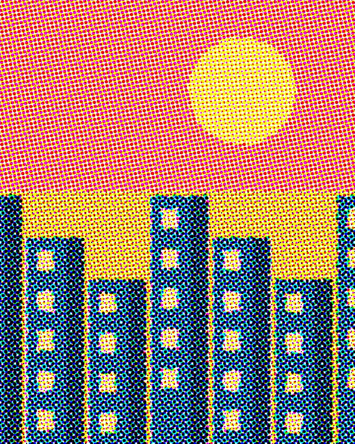 Actual screened composite of the original City terraces study