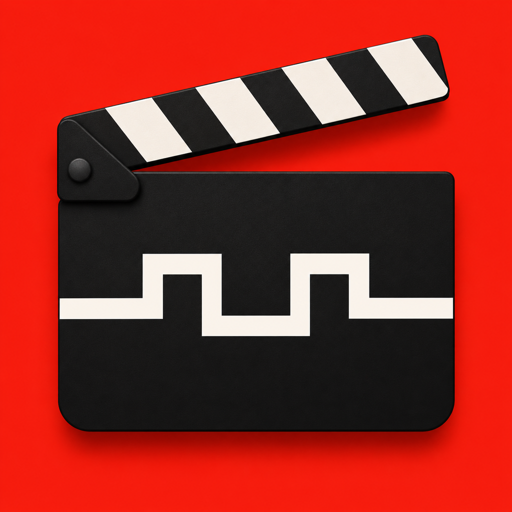 Slatewave clapper and encoded pulse icon