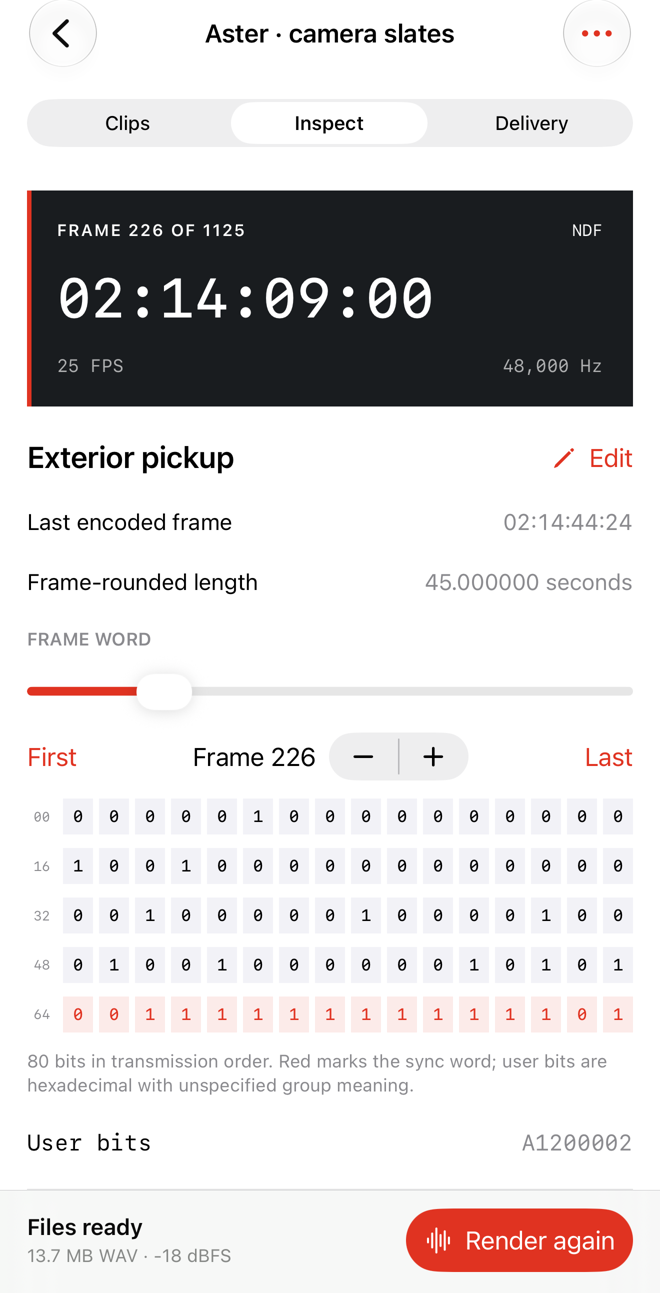 Actual Slatewave iPhone batch workspace