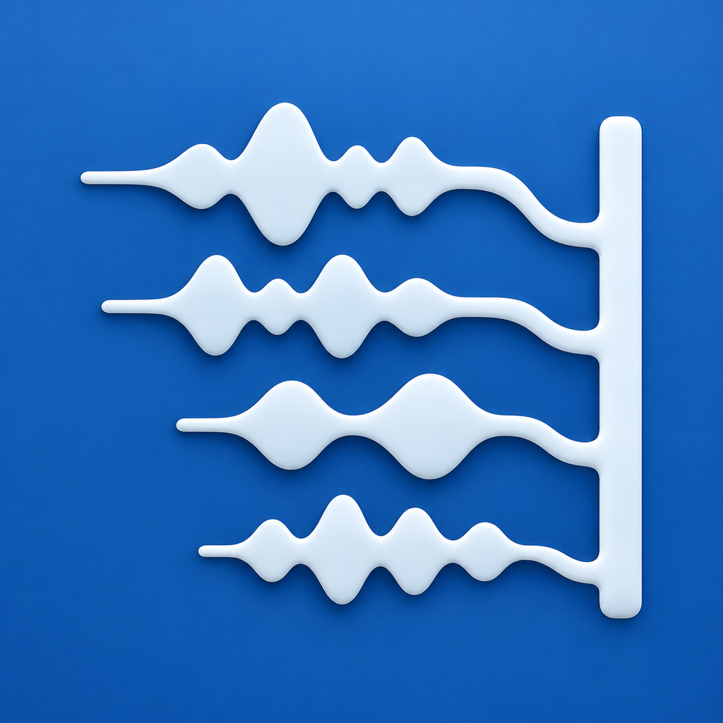 Stemrail audio waveform icon