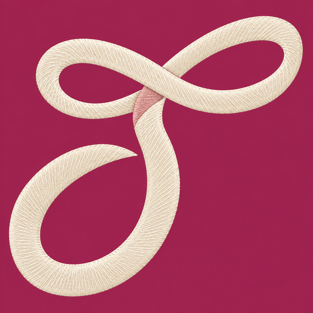 Twillume embroidered loop icon