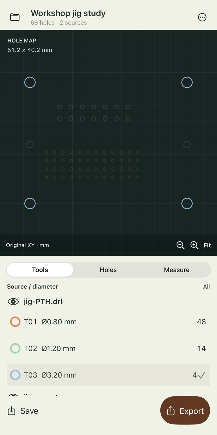 Actual source and diameter filter screen