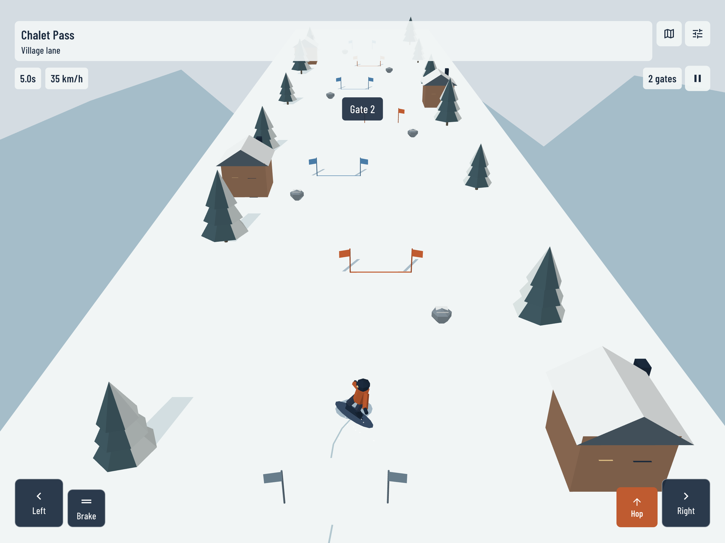 Actual earned Chalet Pass village course in the native game