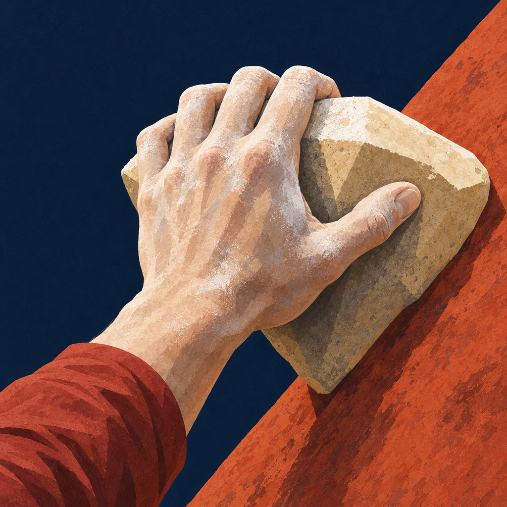 Chalkwake chalk-covered hand icon