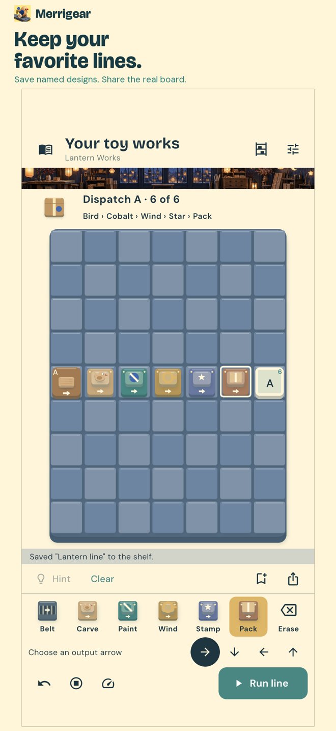 Actual Merrigear game screen 5