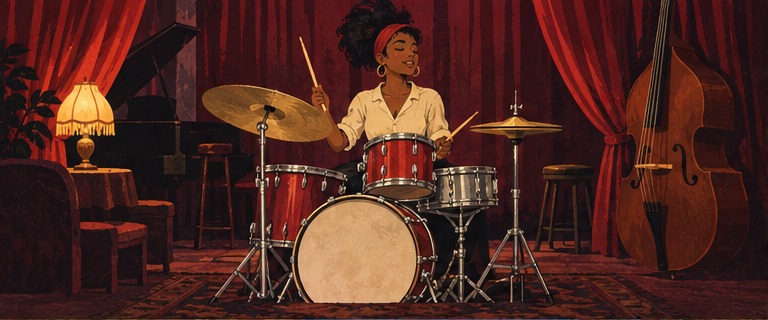 The Velvet Room illustrated music stage