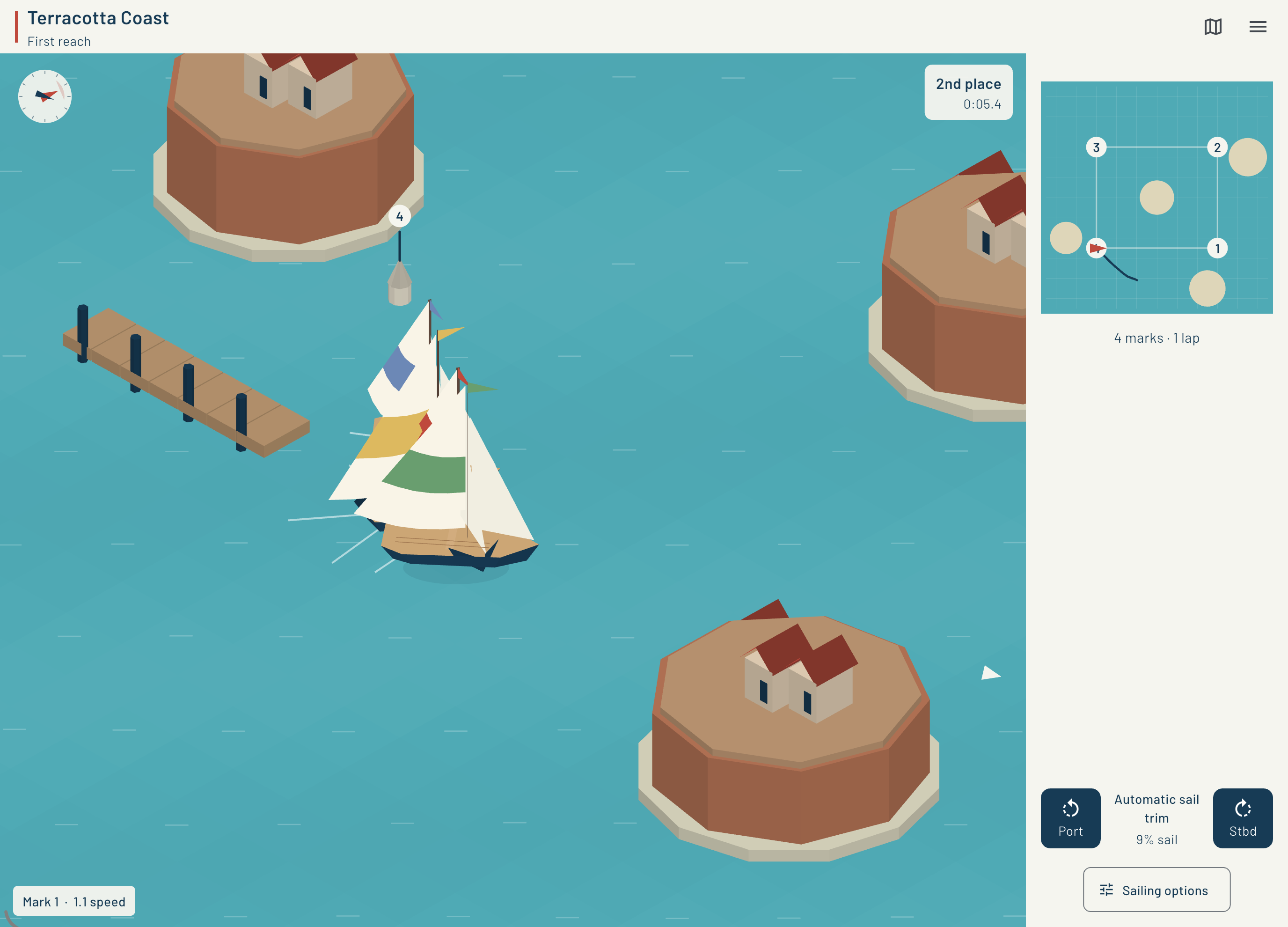 Actual Terracotta Coast regatta