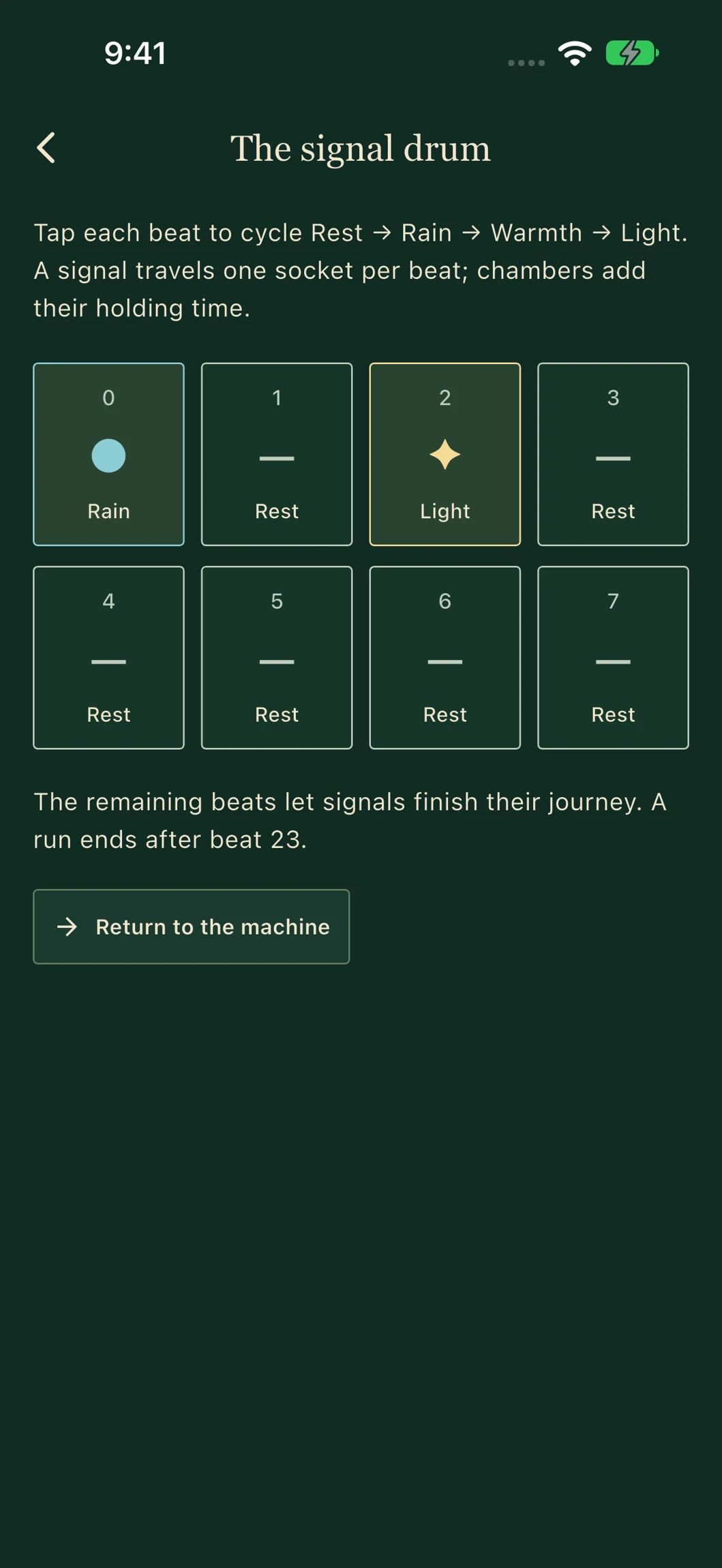 Actual editable eight-beat drum program