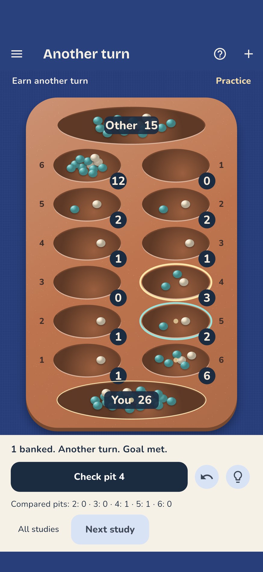 Actual native Sowmere study screen