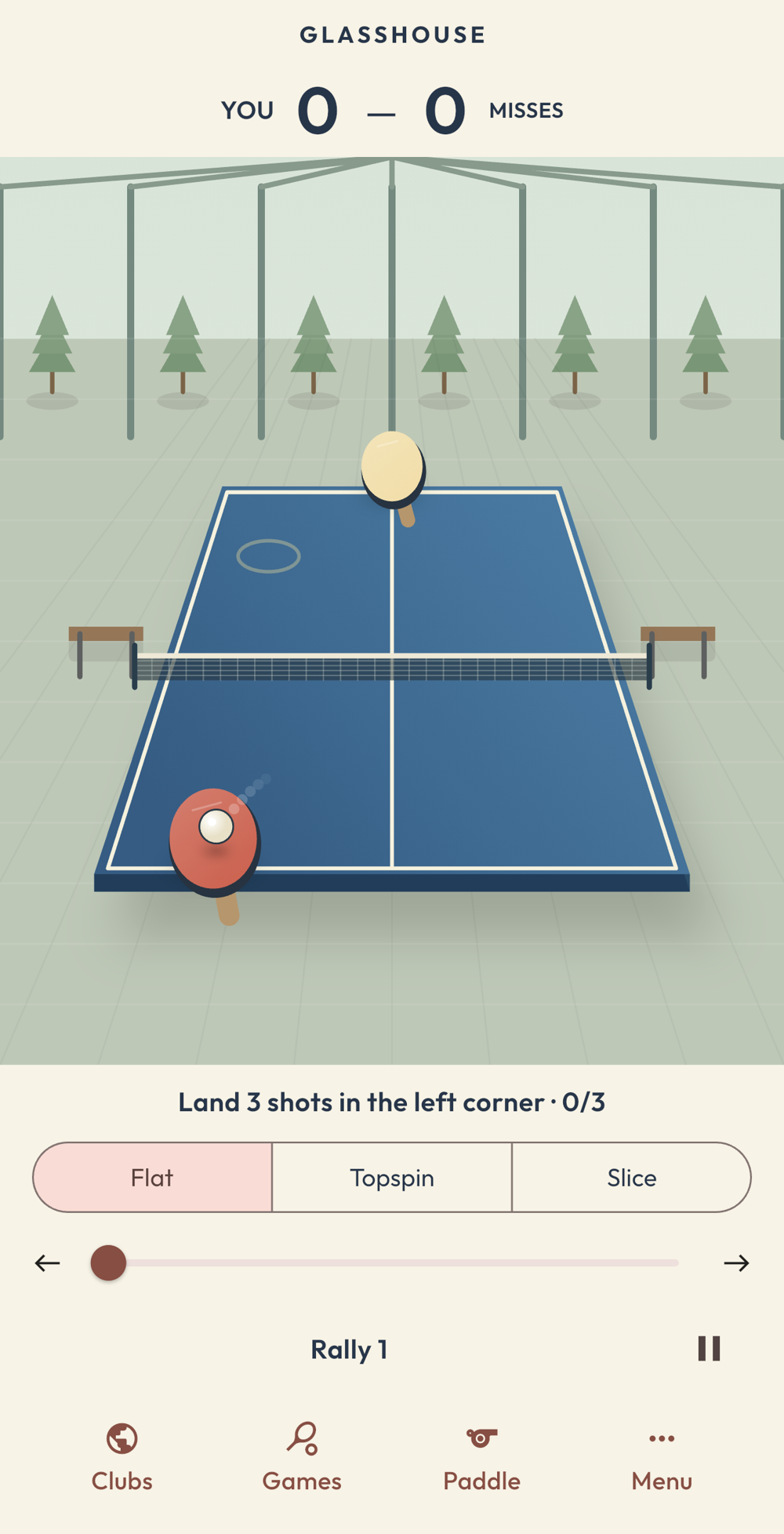 Actual Spinquet native screen: Find your spin.