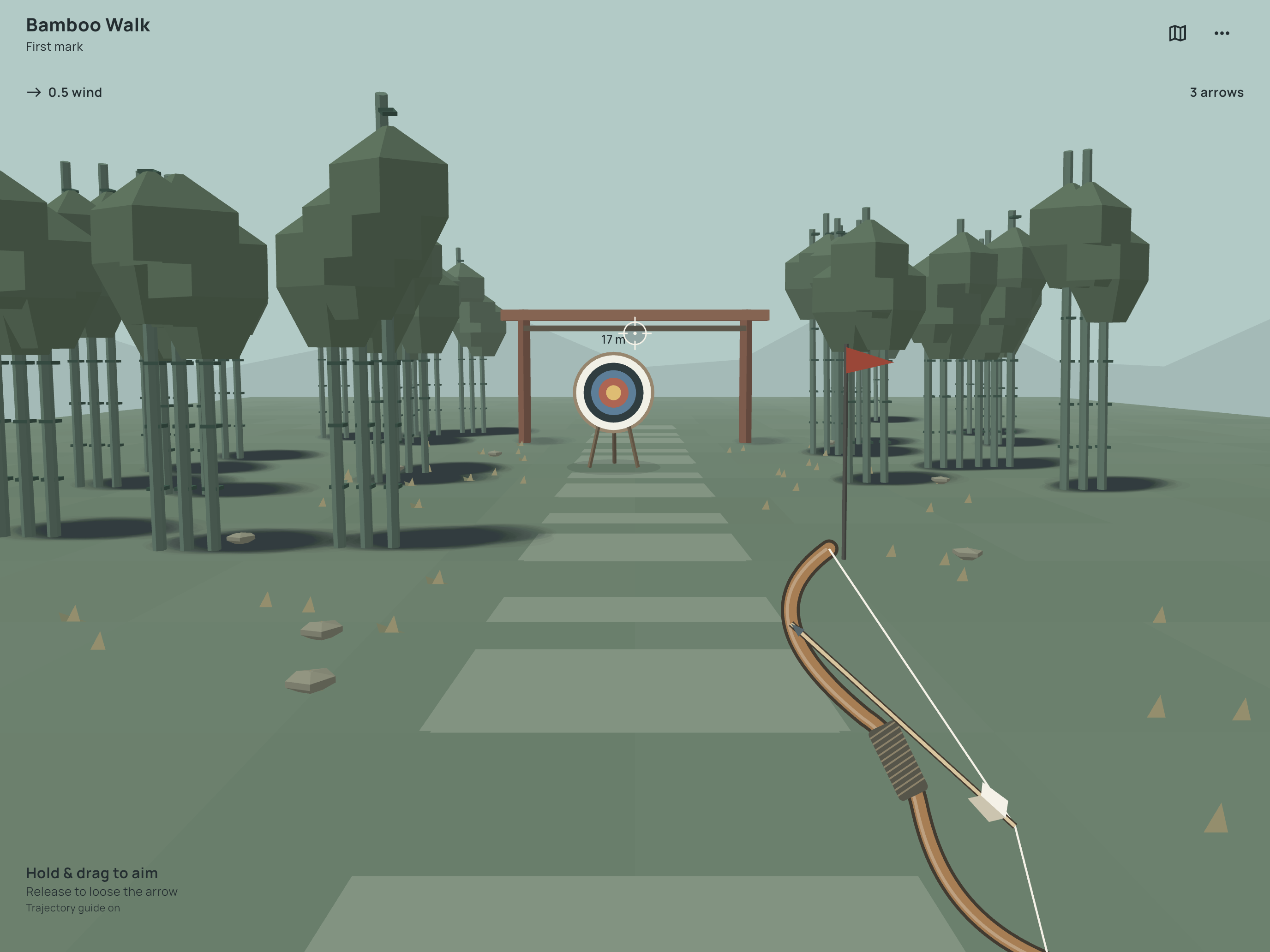 Actual Bamboo Walk range in Yewline